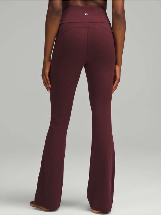 lululemon athletica Pants - Lululemon Groove Nulu Super-High-Rise Flared Pant *Regular
Garnet!
